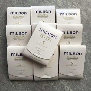 Kem dưỡng Milbon Reawaken No.5 Weekly Booster tăng cường độ ẩm, độ bóng cho tóc lão hóa 4x9g [ TN ]