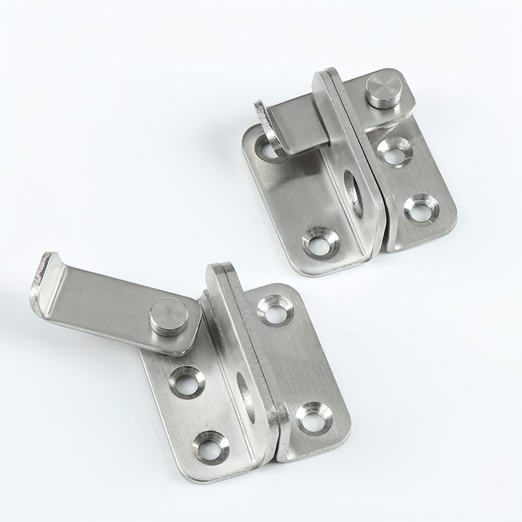 Then Cài Cửa, Chốt Khóa Cửa Vật Liệu Bằng Inox Bền Bỉ Và Chắc Chắn