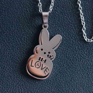 Lil-Peep Necklace Stainless Steel Rapper Pendant for Young Singer Fans
