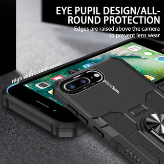 Dành Cho iphone 6 Plus / 7 Plus / 8 Plus / SE 2020 / 2022 Ốp điện thoại PC Cứng Mặt Sau TPU Mềm Cạnh Bảo Vệ Camera Giá Đỡ Nhẫn Chân Đế Chống Sốc Mỏng Vỏ