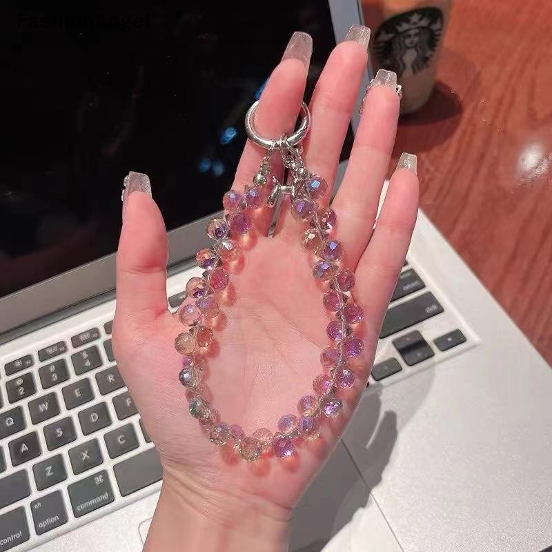 FashionAngel Thời Trang Lấp Lánh Điện Thoại Di Động Dây Cao Cấp Điện Thoại Dây Ngắn Sáng Tạo Tinh Tế Tay Đính Hạt Dây Xích Cổ Tay VN