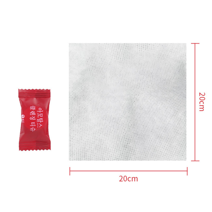 1 túi 20 viên Khăn Nén Du Lịch, Khăn Giấy Nén Hàn Quốc 20x22cm IS48