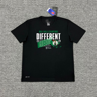 2024nba Championship Jersey Jealent Brown Áo thun ngắn tay khô nhanh Phiên bản kỷ niệm Đồng phục huấn luyện bóng rổ Thể thao Chụp ảnh Đồng phục