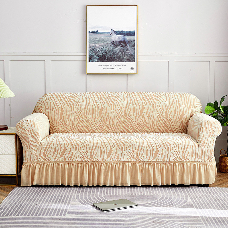 Bọc Ghế Sofa,1/2/3/4 Chỗ Ngồi,Vỏ Seersucker Vệ Đệm Ghế Sofa Vải Thun Mại Co Giãn Vỏ Bọc Chống Bụi Toàn Diện Dày