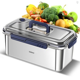 Hộp Bảo Quản Thực Phẩm Có Nắp Kín Hơi Thực Phẩm Inox 316 Dung Tích Lớn Chống Rò Rỉ Hộp Bảo Quản Nhà Bếp Có Chỉ Báo Ngày Niêm Phong Vòng Tay Cầm Ẩn Lò Nướng Mic