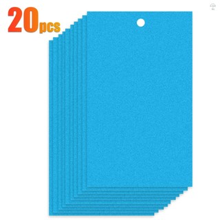 Bẫy Dính Cho Cây Bay Côn Trùng Nấm Gnats 20 Chiếc 20 * 10cm Bẫy Côn Trùng Bay Hai Mặt Có Thể Cắt