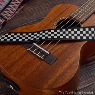 Dây đeo đàn Ukulele có thể điều chỉnh Dây đeo vai họa tiết dệt bằng vải Polyester mềm có dây treo cho đàn Ukulele