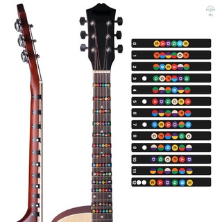 Sáng Tạo Đàn Guitar Fretboard Note Đề Can Fingerboard Frets Bản Đồ Miếng Dán Dành Cho Người Mới Bắt Đầu Học