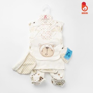 XẢ KHO - Set quần áo 6, 8 chi tiết cho bé sơ sinh, chất liệu cotton mềm mịn