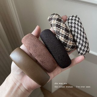 Kẹp tóc Maill houndstooth dành cho nữ mùa thu đông