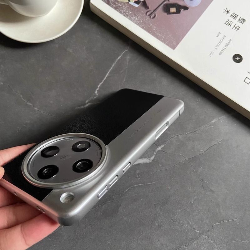 Thời Trang Sáng Tạo Máy Ảnh Da Mờ Mạ Pc Ốp Lưng Điện Thoại Oppo Find X8 Find X8pro Chống Rơi Toàn Bộ Vỏ Điện Thoại