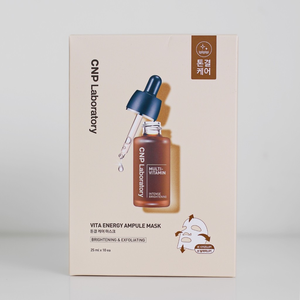 Hộp 10 Mặt Nạ Giấy CNP Laboratory Red Propolis, Propolis Energy, Pore Tightening Ampule Mask