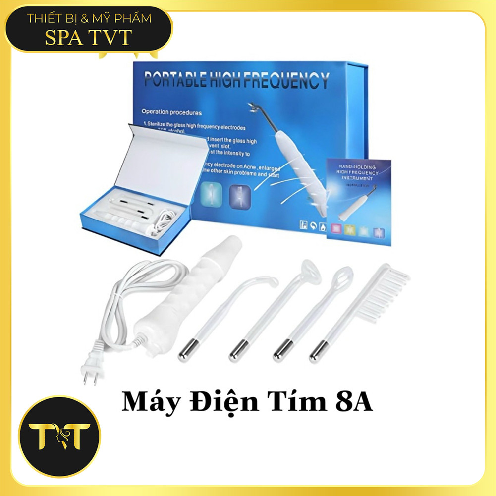 MÁY ĐIỆN TÍM KHỬ TRÙNG VÀ MAU LÀNH DA SAU LẶN MỤN MẪU 6A & 8A