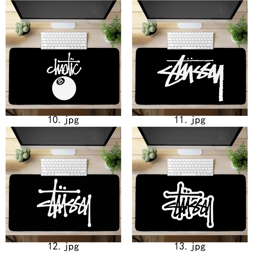 Art Stussy Logo Miếng Lót Chuột In Nghệ Thuật Bàn Phím Máy Tính Bàn Phím Bàn (60x30cm / 80x40cm)