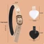 JKDESIGN 1 Đôi Dây Giày Nữ, Có Khóa Giày Cao Gót Dây, Trang Trí Có Thể Điều Chỉnh Sandal Chống Trơn Lộn Dây Cố Định