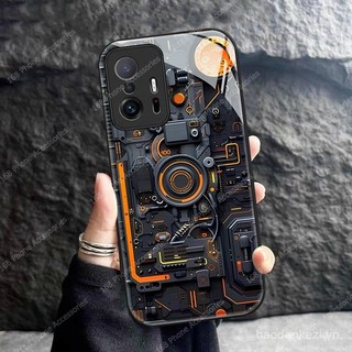 Ốp điện thoại Xiaomi 11T Pro, ốp điện thoại chống sốc Mi 11T, bảng mạch PCBA, kính, vỏ điện thoại đẹp, gió cơ học, xu hướng công nghệ cho nam sinh viên
