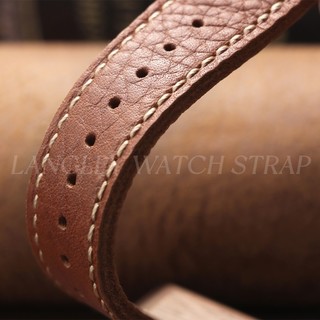 Dây đeo đồng hồ bằng da thật 100% 20mm 22mm 24mm Dây đeo đồng hồ bằng da bò thủ công dành cho nam nữ Vòng tay mềm màu nâu dày màu đen cho dây đeo đồng hồ thạch anh cơ SEIKO Diver