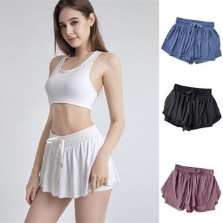 Quần Short chạy bộ nữ BRYVEN hai lớp lưng cao, thoáng khí, thể thao 2 trong 1, đồ mùa hè