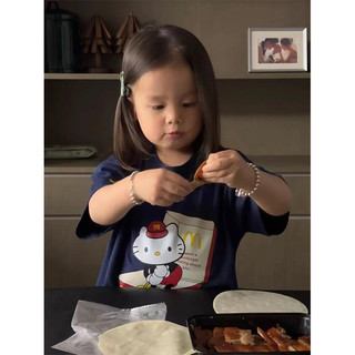 Áo thun ngắn tay cotton mới mùa hè cho bé gái, in hình hoạt hình dễ thương, áo trẻ em thoải mái