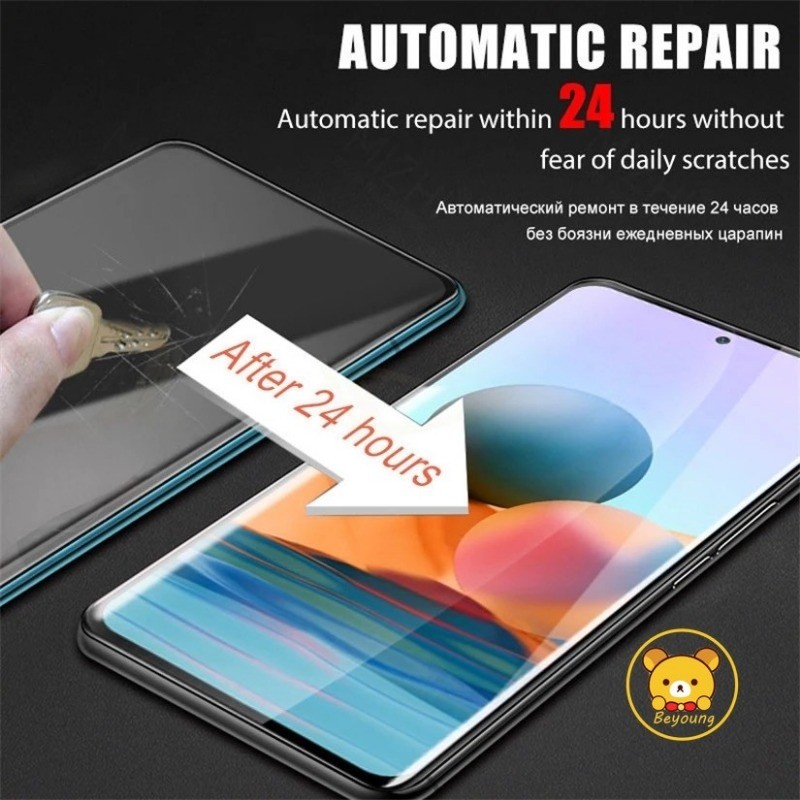Phim Hydrogel Mềm Cho Xiaomi 15 Pro Ultra 14T Pro Poco F7 Ultra X7 Pro M7 Pro C75 Redmi Turbo 4 14C A4 A3 Pro K80 Pro Note 14 Pro Pro + Full Cover Bảo Vệ Màn Hình Phim Trong Suốt