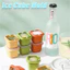 Khuôn làm đá viên có thể tái sử dụng Khuôn làm đá hình vuông có nắp cho DIY Kem Whisky Khuôn Cocktail Gia đình Tiện ích nhà bếp