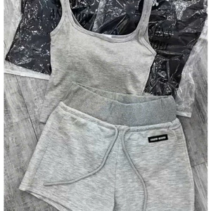 Set Tanktop Mix Quần Đùi Mac Mim Mim KCloset Cạp Cao Chất Cotton Mềm Mịn Nữ Tính NA792