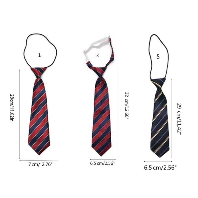 YOI Kid Sọc Cà Vạt Bé Trai Cổ Cho Trẻ Em Thắt Lưng Buộc Trước Cho Bé Trai Dây Buộc Trước