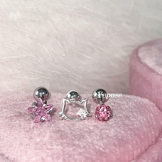 Bán Bông tai xương tai mèo dễ thương Bông tai nữ