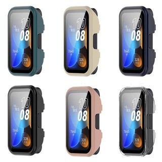 Huawei Band 10/9/8 2 trong 1, kính cường lực PC cứng, bảo vệ màn hình, chống vân tay, chống trầy xước, khung đồng hồ