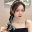 Dây buộc tóc chống trượt AWNGD, Dây buộc tóc bằng vải Satin có thể điều chỉnh kiểu cổ điển, Phụ nữ trang trí tóc thanh lịch Băng đô bện đầu
