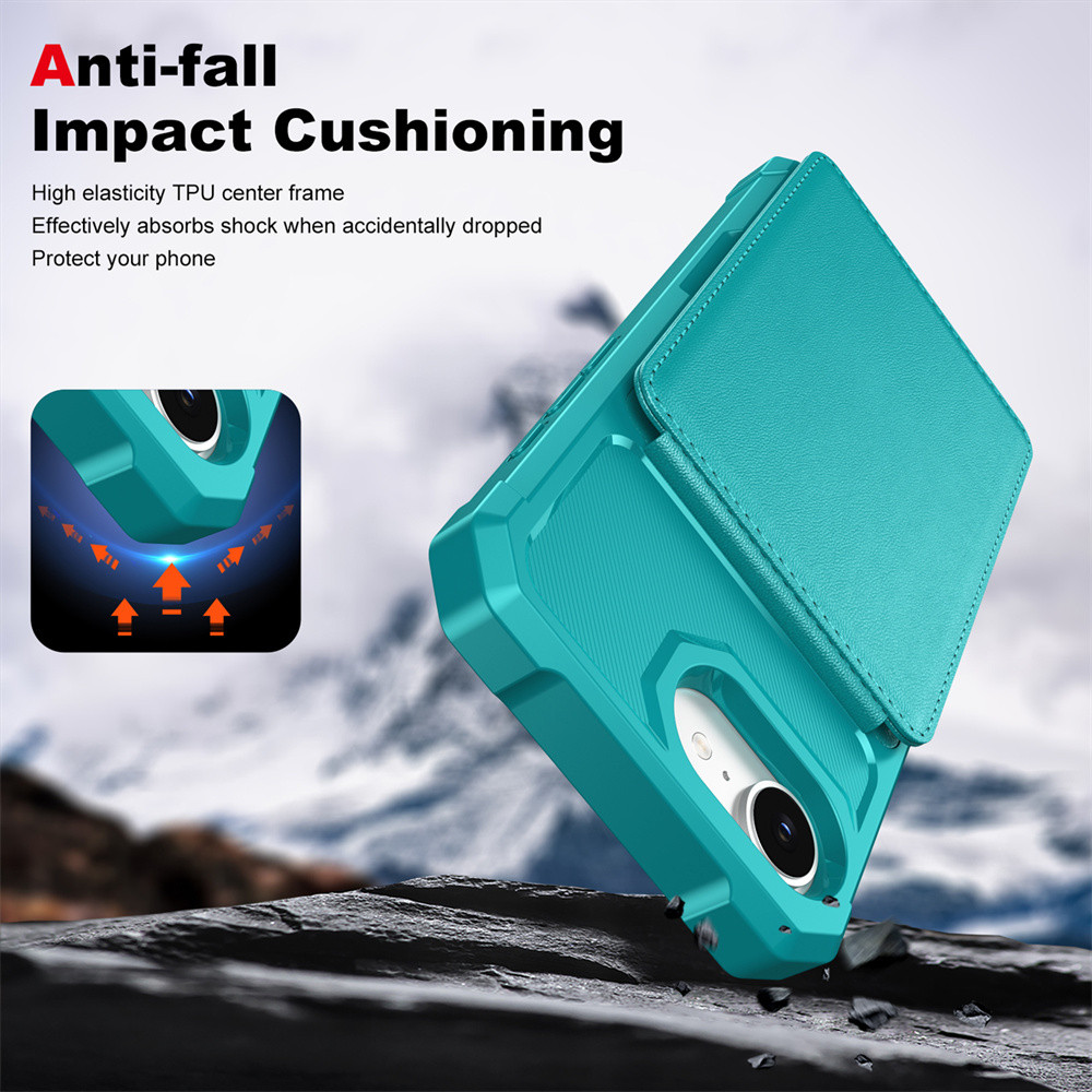 Ví Lật Có Đựng Thẻ Ốp lưng Cho IPhone 16E 16 Plus 15 14 13 12 Mini Pro Max XS XR Ví Giá Đỡ Da Mặt Sau