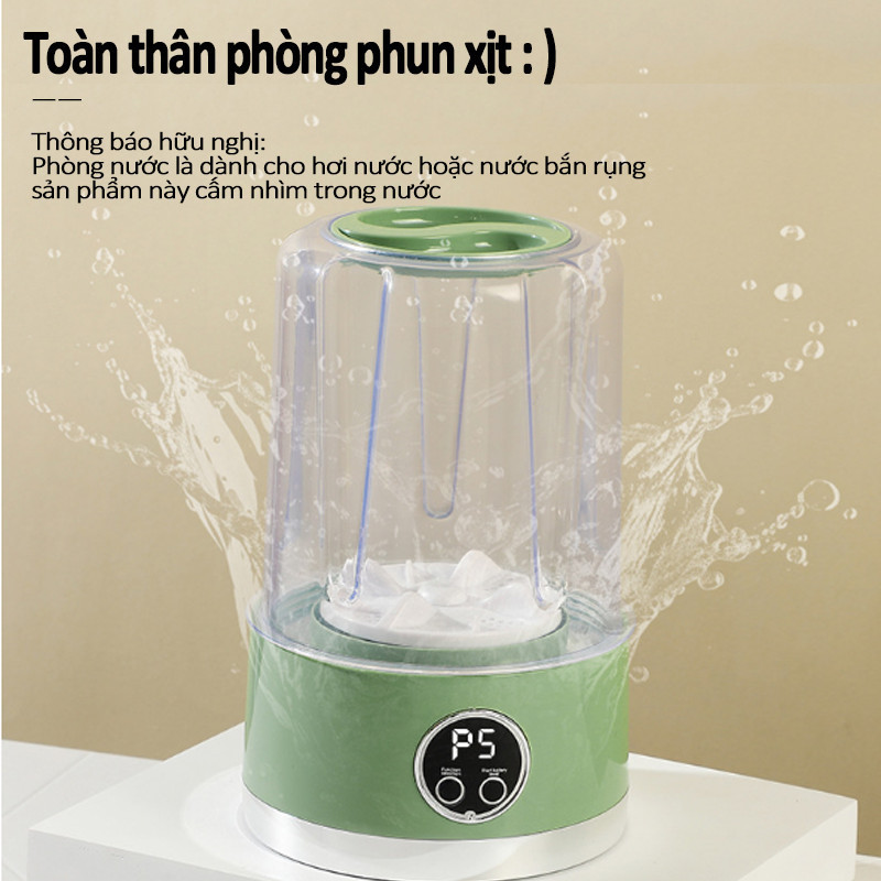 máy giặt mini cho bé,tất 2 chế độ bảo vệ sợi vải,Diệt Khuẩn Xoáy Cực Mạnh,tiện lợi mang đi du lịch