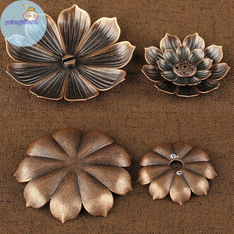 Pufangbliss Hương Dính Giá Đỡ Đĩa Tròn Phật Giáo Insense Ash Catcher Joss Nón Insence Vn