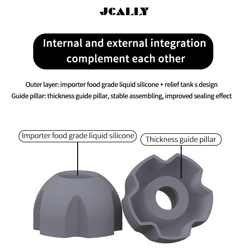 Jcally EM05 Giảm Áp Silicon Bịt Tai Thích Hợp Cho 4-6mm Hướng Dẫn Trụ Trong Tai Nghe KZ EDC PRO X