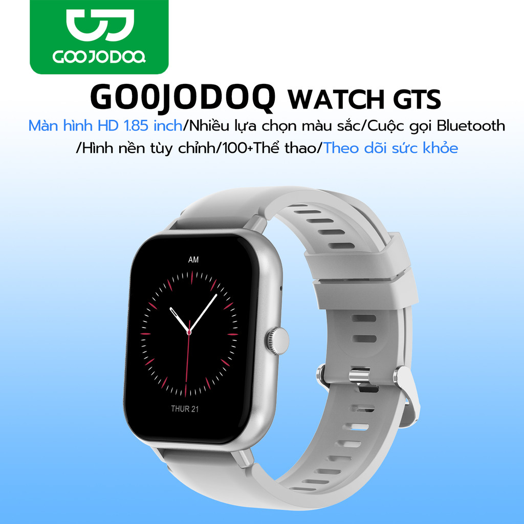 Đồng hồ thông minh Goojodoq 2024 (theo dõi sức khỏe, chống nước)