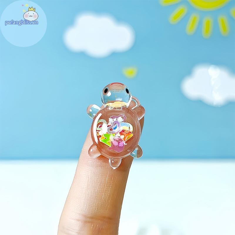 Pufangbliss 5 Chiếc Dễ Thương Dạ Quang Rùa Trang Trí Nhà Cửa Thủ Công Thu Nhỏ Các Bức Tượng Nhỏ Để Bàn Đồ Trang Trí Nhỏ Phụ Kiện Quà Tặng VN