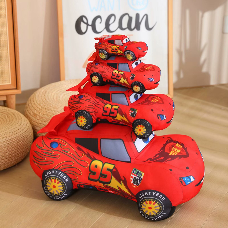 Lightning McQueen Sang Trọng Đồ Chơi Ô Tô Phim Búp Bê Thể Thao Sáng Tạo Xe BMW Dép Porsche Sang Trọng Trang Trí Nhà Dép Búp Bê Nhồi Bông Mềm Dép Bé Trai Quà Tặng Sinh Nhật Quà Tặng Giáng Sinh Quà Tặng Giáng Sinh