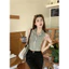 Áo croptop jean sát nách bò hở lưng gợi cảm thời trang retro đường phố mùa hè