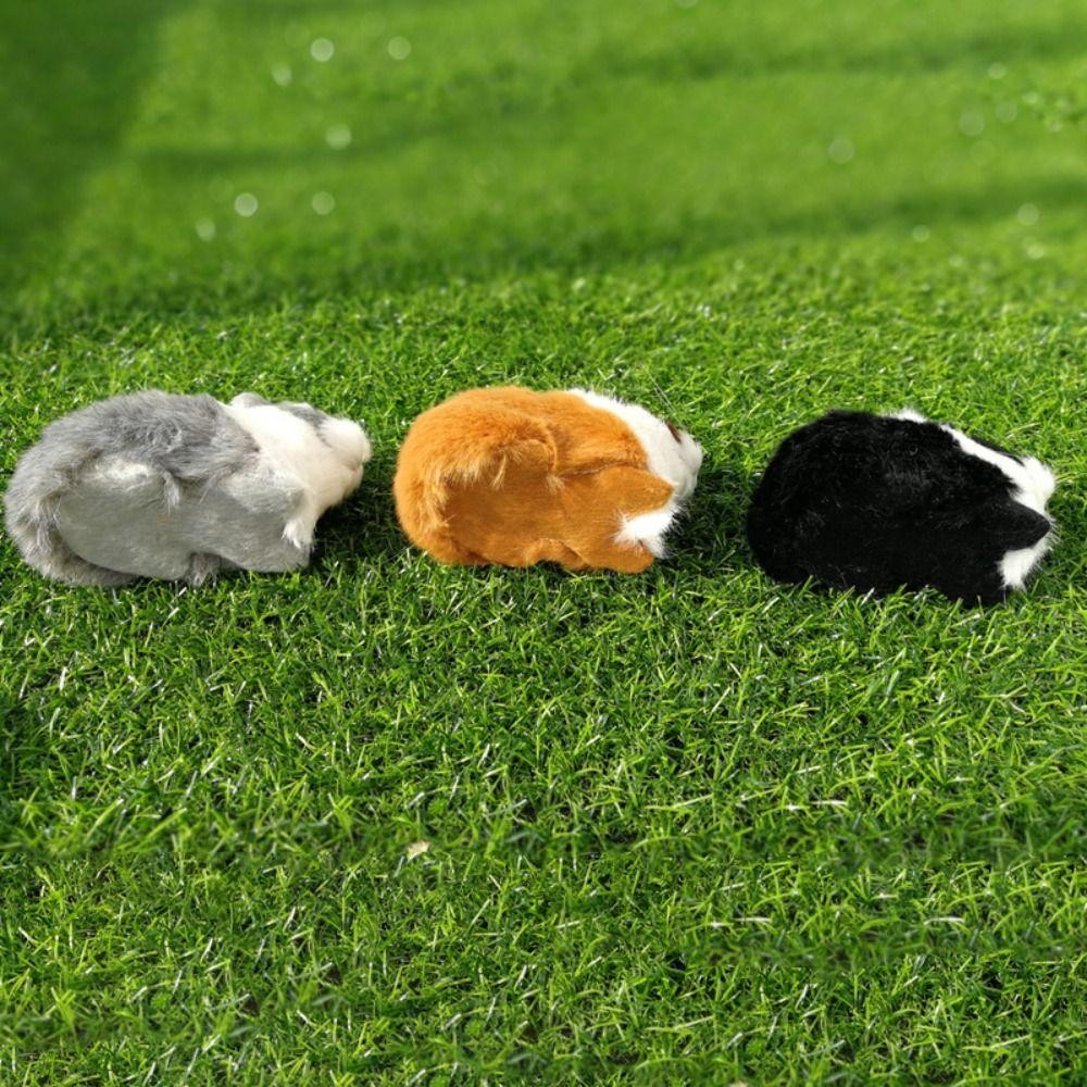 MONOSTYLE Đồ Chơi Hamster Nhồi Bông Sang Trọng, Mô Phỏng Lông Chuột Lang, Búp Bê Mềm Sống Động Trang Trí Nhà, Quà Tặng Cho Trẻ Em