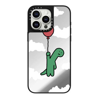 Fun Tags Khủng Long Gương Cứng Ốp Lưng Điện Thoại iPhone 17 Pro Max 16 Plus 15 14 13 12 11 Ốp Lưng Bọc Toàn Bộ Vỏ Acrylic Phía Sau Chống Sốc