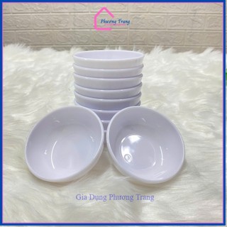 Combo 10 Chén chấm đựng gia vị tròn nhựa MELAMINE nhiều màu, bền đẹp - Phương Trang