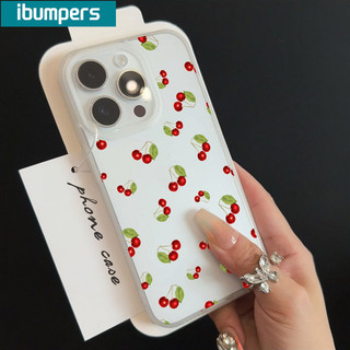 ibumpers Ốp Lưng iPhone hàn quốc đơn giản hoa in hình Ốp Điện Thoại TPU Trong Suốt Mềm nhám mờ Chống Sốc Chống Bẩn Cho Iphone 16 15 14 12 13 11 Pro Max IP 7 8 Plus X XS XR