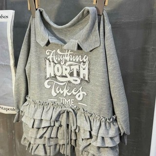 D422M-Đầm nhún tầng rút cho bé gái size từ 10-33Kg