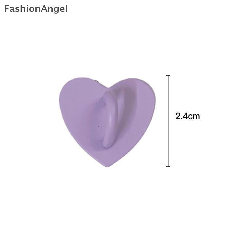 FashionAngel Dính Kim Loại Trái Tim Điện Thoại Quyến Rũ Giá Đỡ Điện Thoại Di Động Nhẫn Đứng Móc Khóa Ch Khóa Phụ Kiện VN