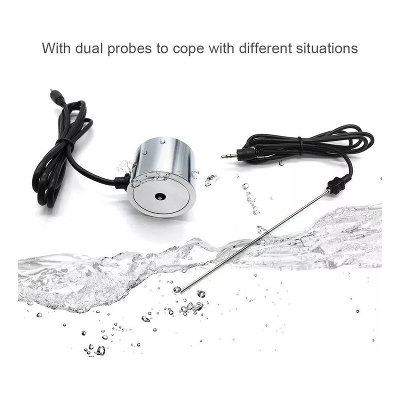 Cảm biến dò rò rỉ ống nước với đầu dò kép Tai nghe có độ nhạy cao Định vị đường ống nước Bộ phụ kiện Bộ dụng cụ