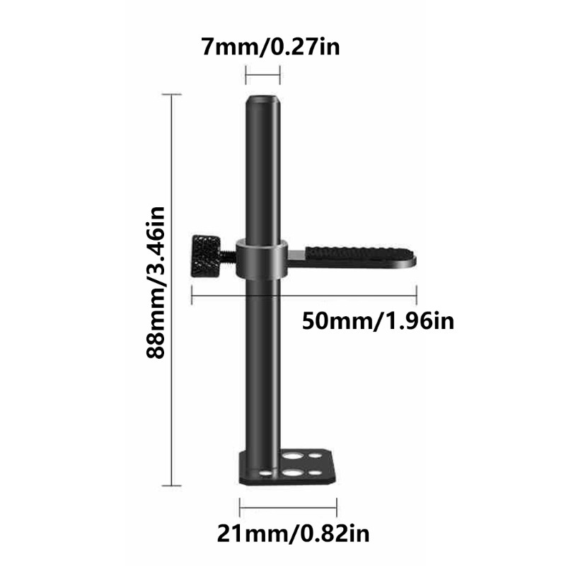 Chân đế hỗ trợ GPU ELEGA có thể điều chỉnh độ cao và giá đỡ quạt cho card đồ họa nặng trong vỏ PC
