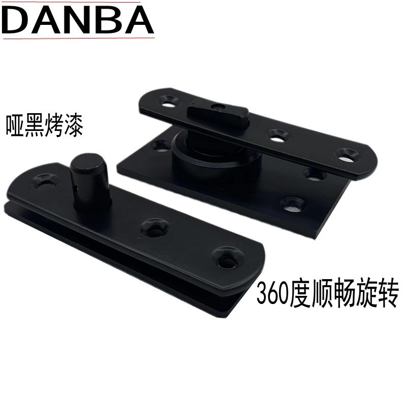 Trục đất quay 360 độ không đào trục quay trục sàn cửa gỗ lò xo cửa kính cửa vô hình bản lề thế giới
