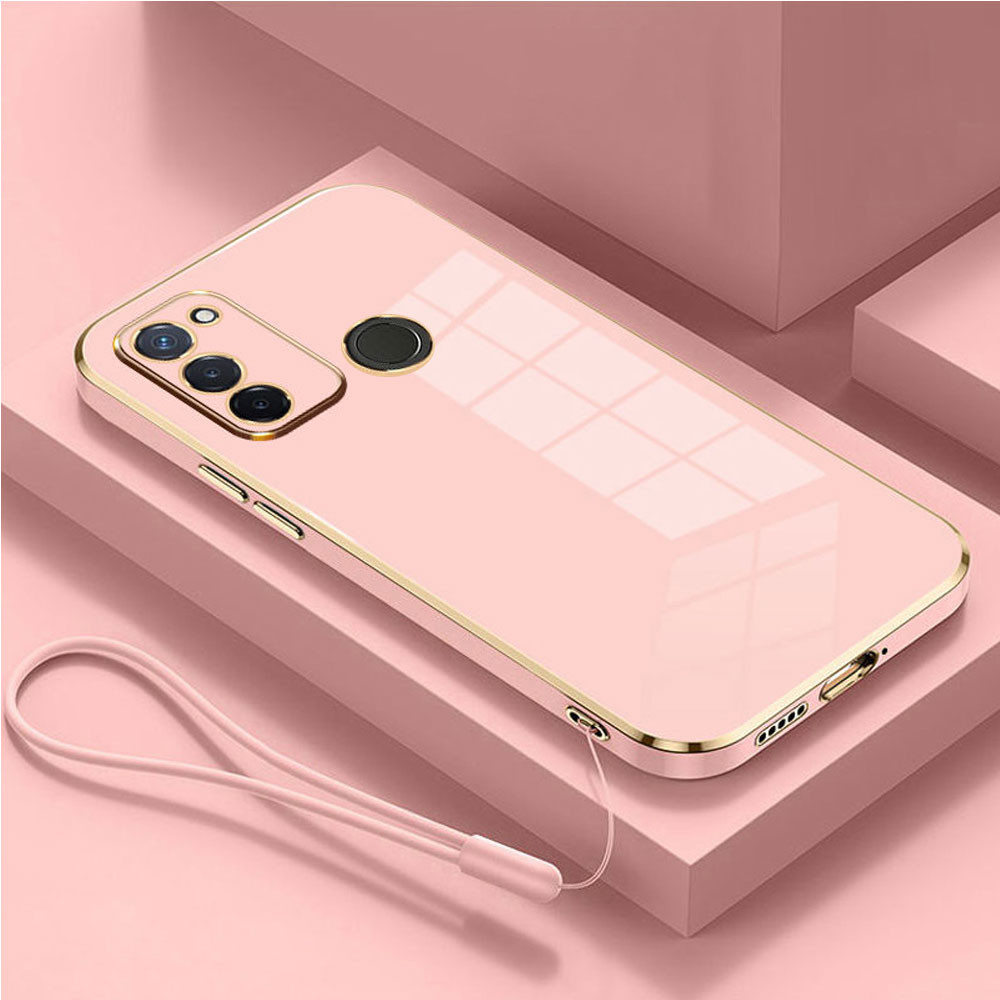 Dành Cho Samsung Galaxy M21 Ốp điện thoại Mạ Vuông Sang Trọng Samsung Galaxy M30S Ốp điện thoại Silicon Chống Sốc Fundas