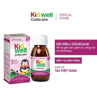 Siro giảm ho - giải cảm cho bé Kid Well ColdCalm lọ 120ml