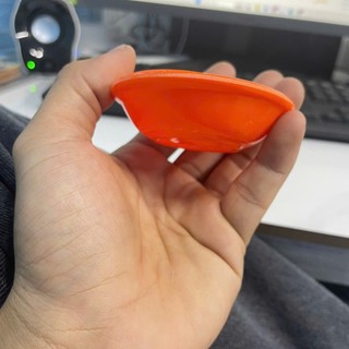 [Thanh lý]  Chén chấm nước tương, nước mắm, gia vị nhựa melamine nhựa cứng, khó bể màu cam